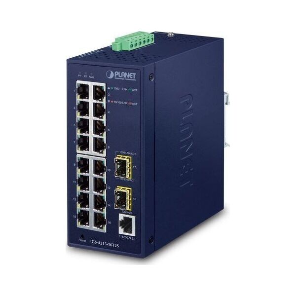 Switch Planet IP30 Industrial L2/L4 16-Port