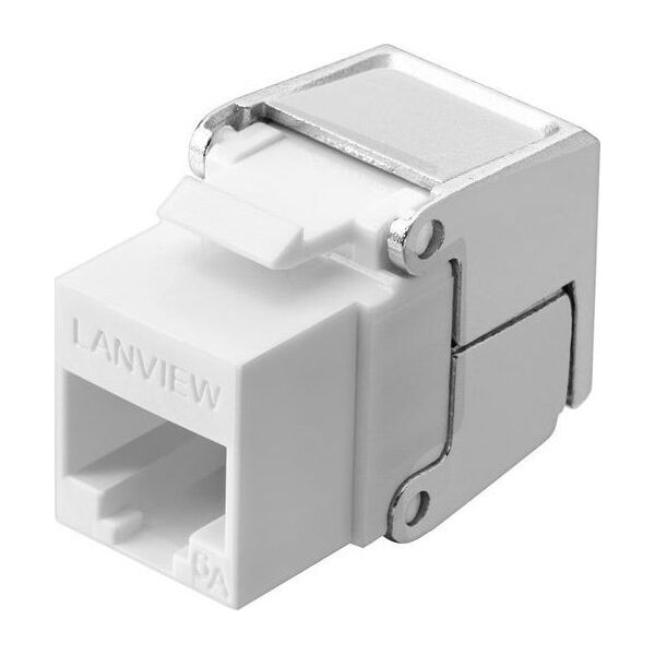 Lanview Cat6a Unshielded flip jack