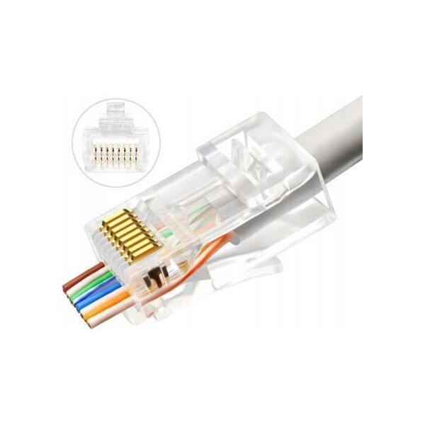 Lanview RJ45 UTP plug Cat6 for
