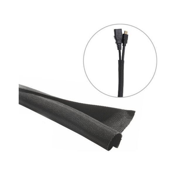 Organizer VivoLink Flexible cablesock ř38mm black