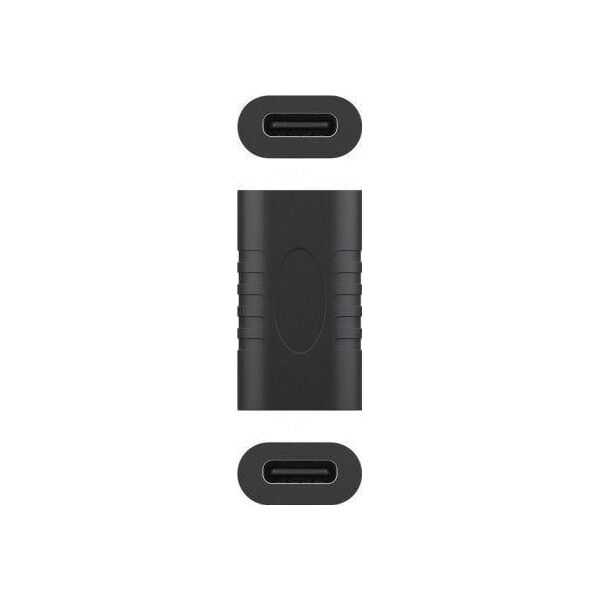 Adapter USB CoreParts USB-C - USB-C Czarny  (MBXUSBC-AC0007)
