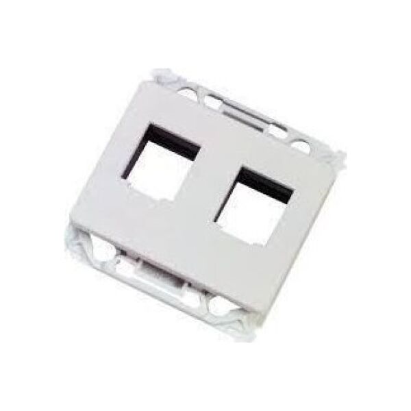Lanview Wall plate 2 x keystone for