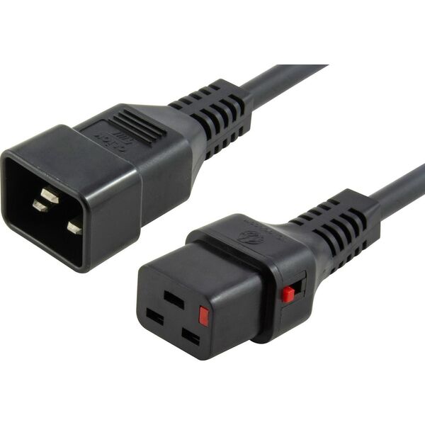 Kabel zasilający MicroConnect IEC Male C20 to C19 IEC Lock
