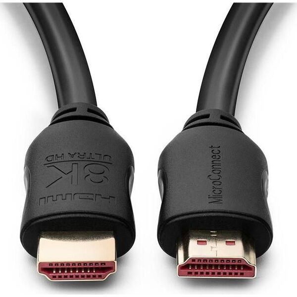 Kabel MicroConnect HDMI - HDMI 1m czarny (MC-HDM19191V2.1)