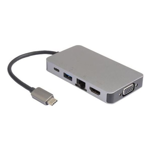 Stacja/replikator MicroConnect USB-C (USB3.1CCOM14)