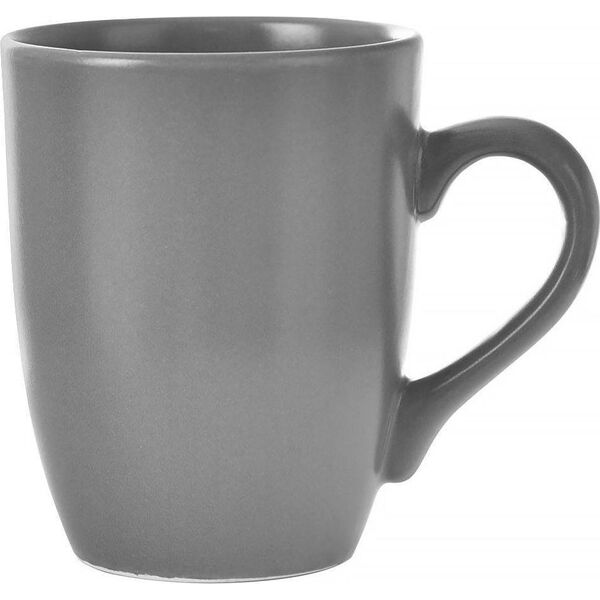 Orion Kubek z uchem do picia kawy herbaty napojów ceramiczny szary alfa 350 ml