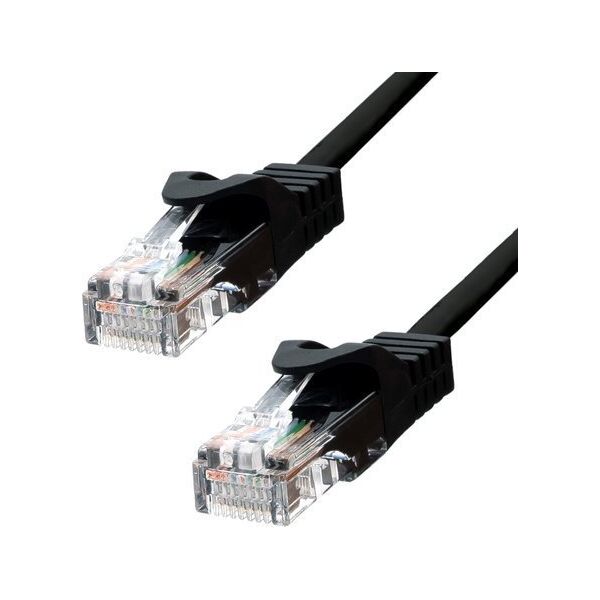 ProXtend ProXtend U/UTP CAT5e PVC AWG 24 CU Black 0.5M