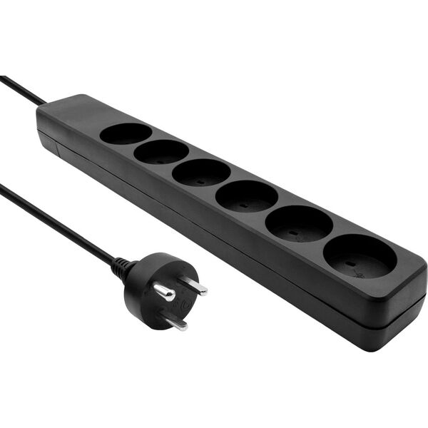 ProXtend Danish IT Power Strip 6-way 6 gniazd 7 m czarna (KIT6-KIT07B)