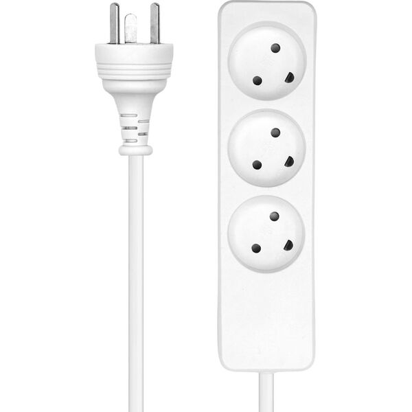 ProXtend Danish Power Strip 3-way 3 gniazda 7 m biała (K3-KIT07W)