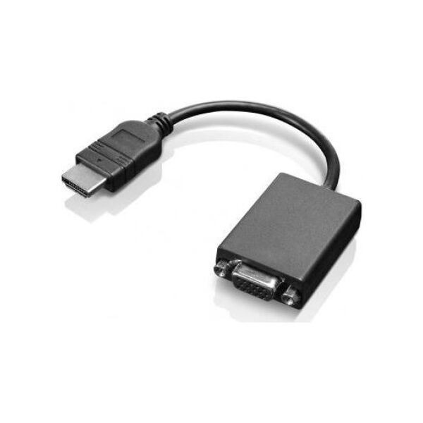 Adapter AV Lenovo HDMI - D-Sub (VGA) czarny (03X7583)