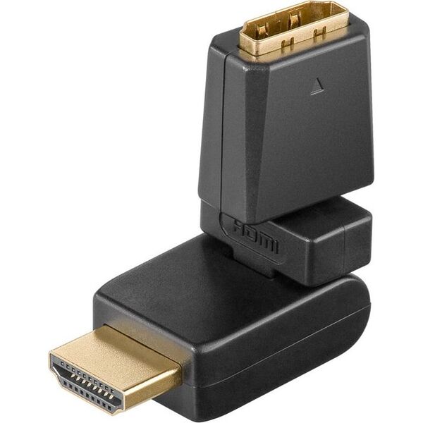 Adapter AV Goobay HDMI - HDMI czarny (JAB-1274811)