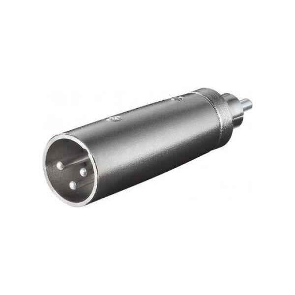 Goobay Adapter XLR - RCA (Cinch) srebrny (JAB-857178)
