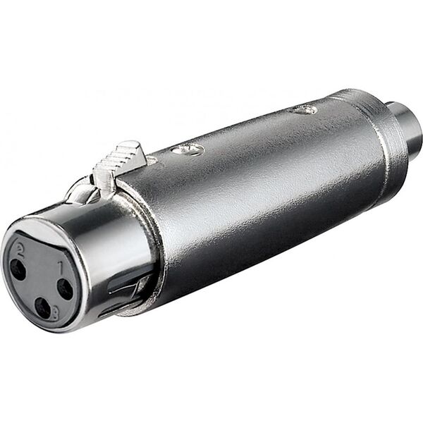 Goobay Adapter XLR - RCA (Cinch) srebrny (JAB-857179)