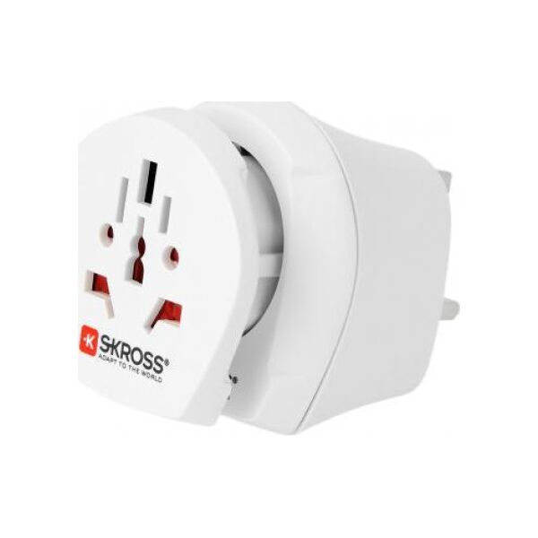 Skross Adapter podróżny Combo świat Wielka Brytania - Wyjście, typ Wtyk UK