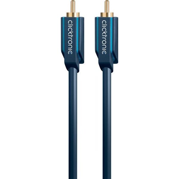 Kabel Clicktronic RCA (Cinch) - RCA (Cinch) 3m granatowy (JAB-1339059)