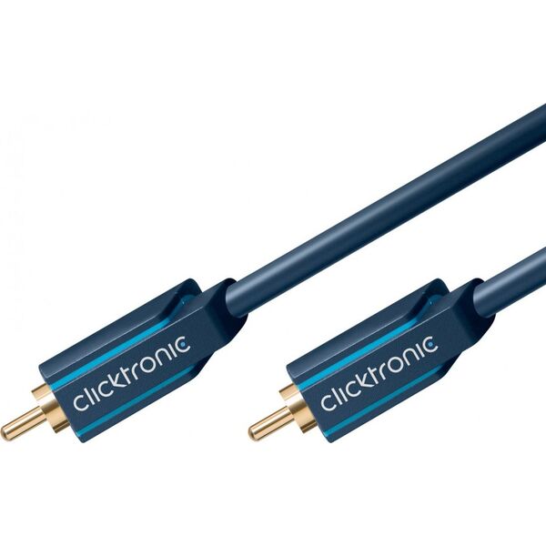 Kabel Clicktronic RCA (Cinch) - RCA (Cinch) 3m granatowy (JAB-1339059)