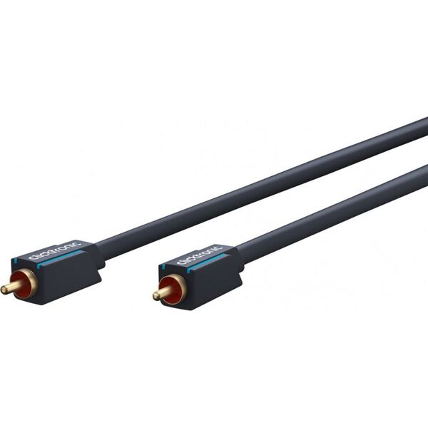 Kabel Clicktronic RCA (Cinch) - RCA (Cinch) 1m granatowy