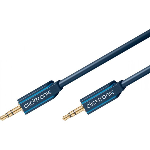 Kabel Clicktronic Jack 3.5mm - Jack 3.5mm 10m granatowy (RB70482)