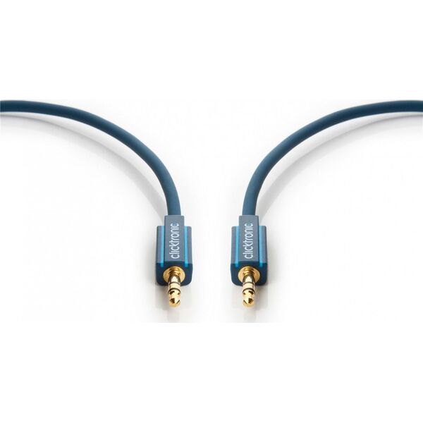 Kabel Clicktronic Jack 3.5mm - Jack 3.5mm 10m granatowy (RB70482)