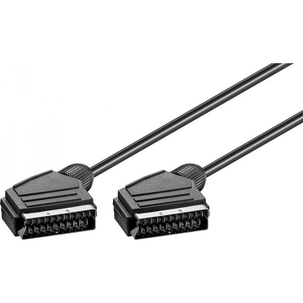 Kabel Goobay Scart - Scart 10m czarny (50177)