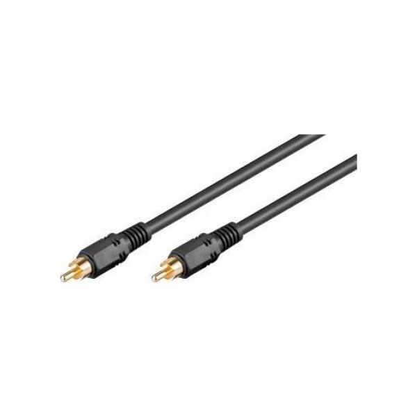 Kabel Goobay RCA (Cinch) - RCA (Cinch) 2m czarny (JAB-320966)