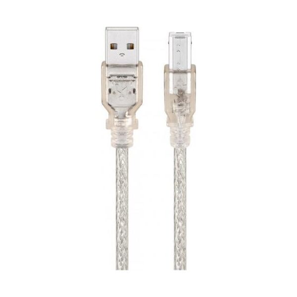 Kabel USB Goobay USB-A - USB-B 3 m Przezroczysty (JAB-853470)