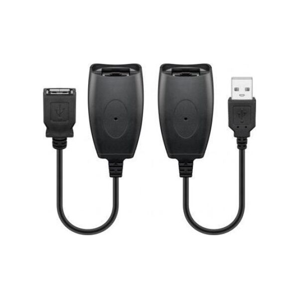Adapter USB Goobay Hi-Speed USB - USB Czarny  (93321)