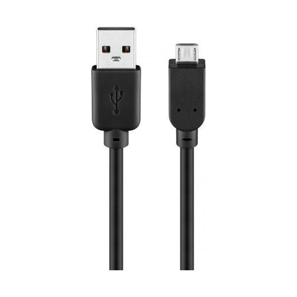 Kabel USB Goobay USB-A - microUSB 1.8 m Czarny (JAB-853407)