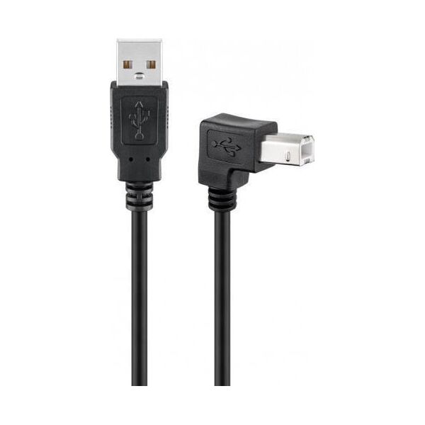 Kabel USB Goobay USB-A - USB-B 1 m Czarny (JAB-294789)