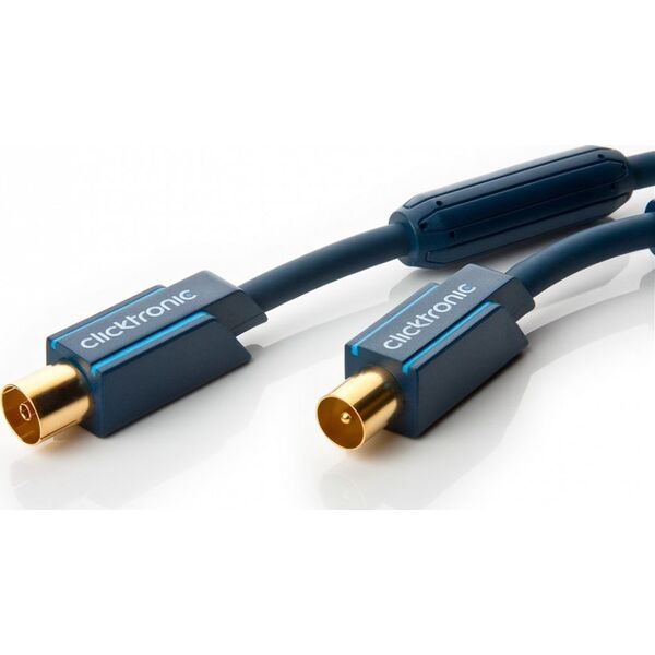 Kabel Clicktronic Antenowy 3m granatowy (JAB-1339026)