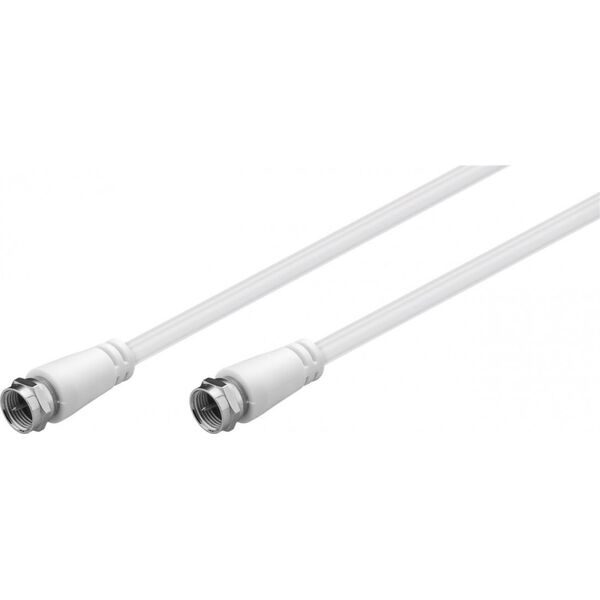 Kabel Goobay Antenowy (F) 5m biały (JAB-4410968)