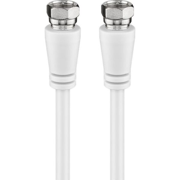 Kabel Goobay Antenowy (F) 10m biały (JAB-4410969)