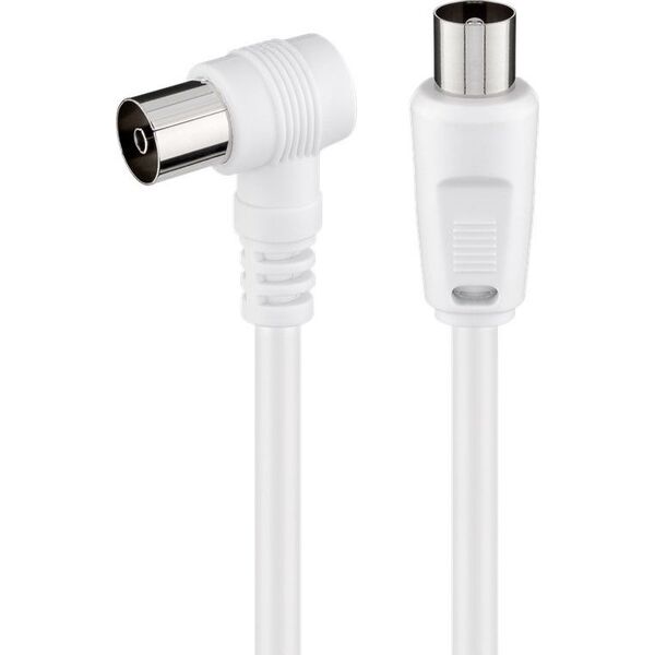 Kabel Goobay Antenowy 5m biały (11714)