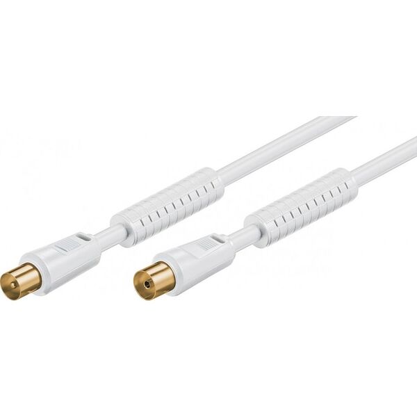 Kabel Goobay Antenowy 5m biały (JAB-854642)
