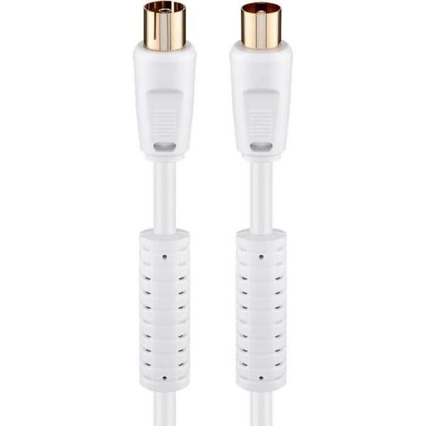 Kabel Goobay Antenowy 5m biały (JAB-854642)