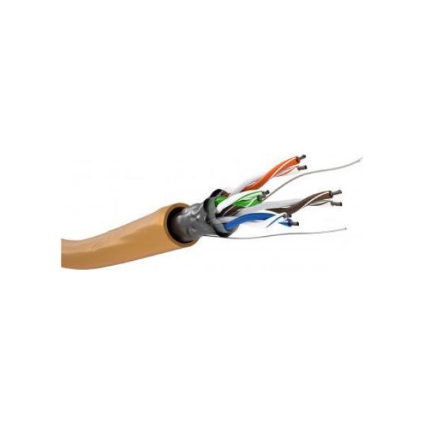Goobay CAT 5e kabel sieciowy, F/UTP - Wersja kolorystyczna Pomarańczowy