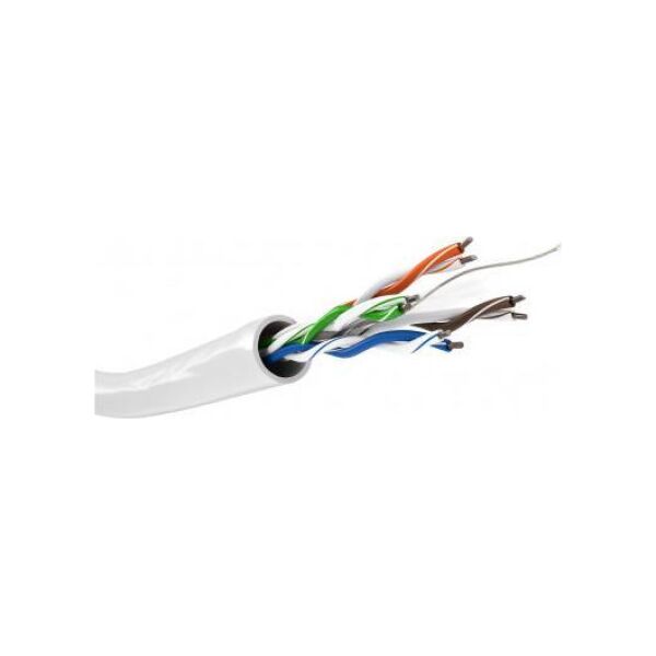 Goobay CAT 6 kabel sieciowy, U/UTP, biały - Długość kabla 305 m