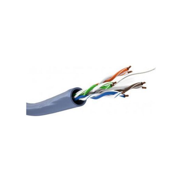 Goobay CAT 6a kabel sieciowy, U/UTP, Niebieski - Długość kabla 100 m