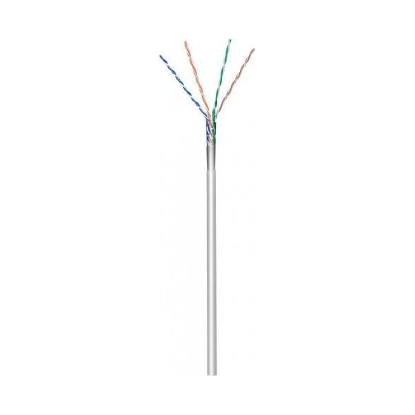 Goobay CAT 5e kabel sieciowy, F/UTP, Szary - Długość kabla 100 m