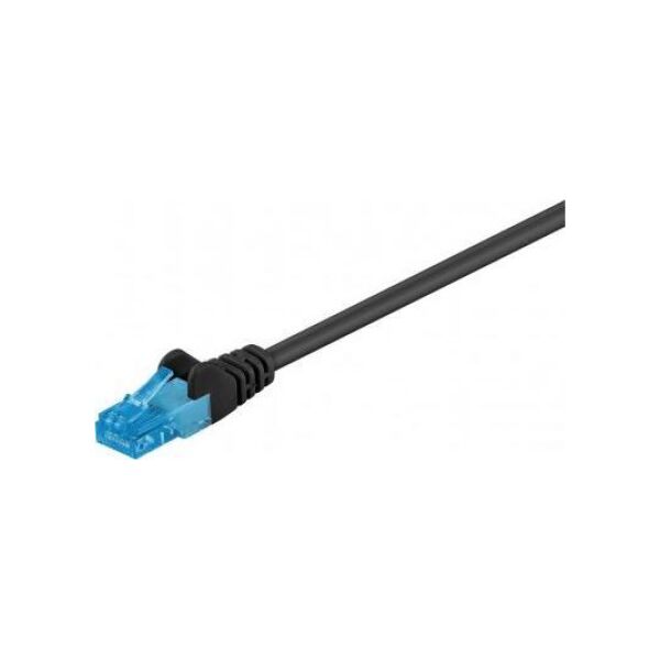 Goobay CAT 6AKabel łączący, U/UTP, czarny - Długość kabla 7.5 m