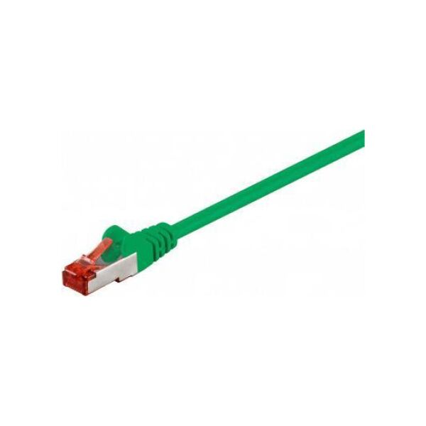 Goobay CAT 6 Kabel łączący, S/FTP (PiMF), Zielony - Długość kabla 30 m