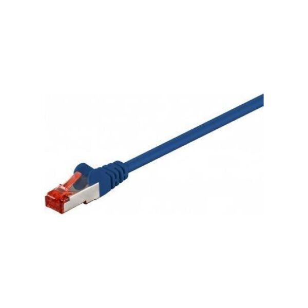 Goobay CAT 6 Kabel łączący, S/FTP (PiMF), Niebieski - Długość kabla 25 m