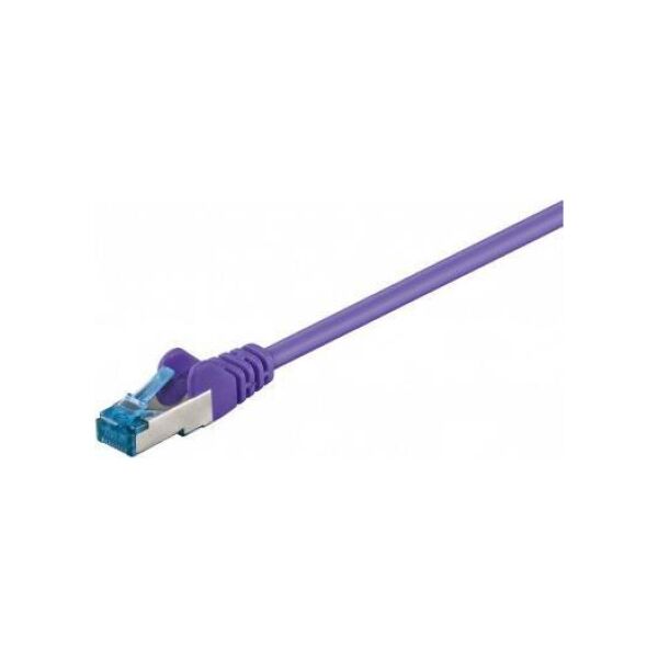 Goobay CAT 6AKabel łączący, S/FTP (PiMF), Fioletowy - Długość kabla 1.5 m
