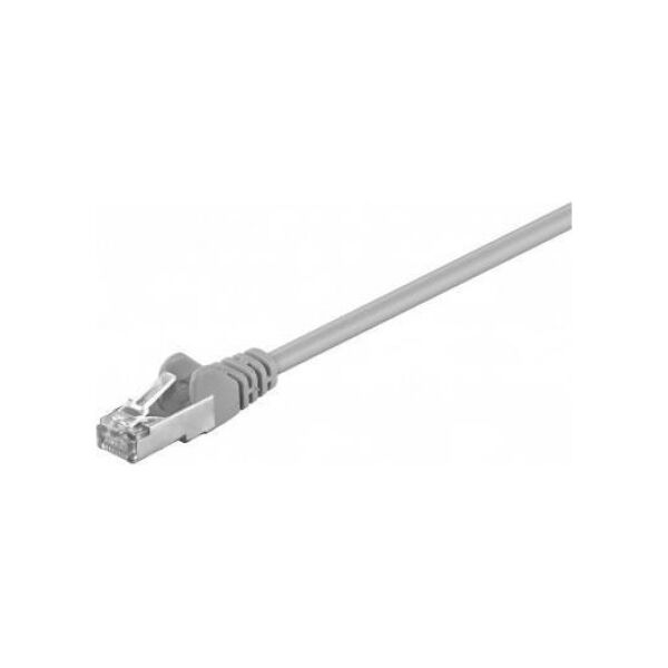 Goobay CAT 5e Kabel łączący, SF/UTP, Szary - Długość kabla 1.5 m
