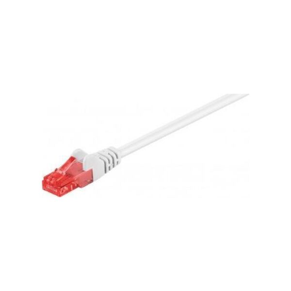 Goobay CAT 6Kabel łączący, U/UTP, biały - Długość kabla 1.5 m