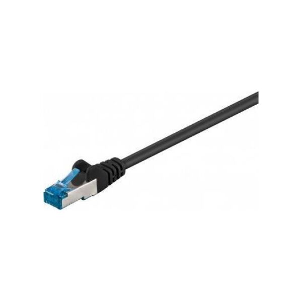 Goobay CAT 6AKabel łączący, S/FTP (PiMF), czarny - Długość kabla 1 m