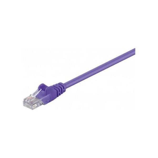 RB-LAN CAT 5e Kabel łączący, U/UTP, Fioletowy - Długość kabla 20 m