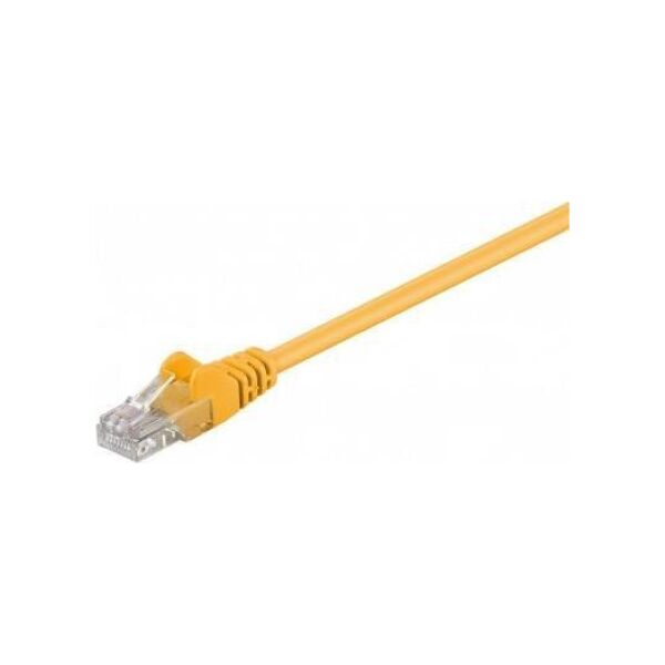 RB-LAN CAT 5e Kabel łączący, U/UTP, Żółty - Długość kabla 2 m