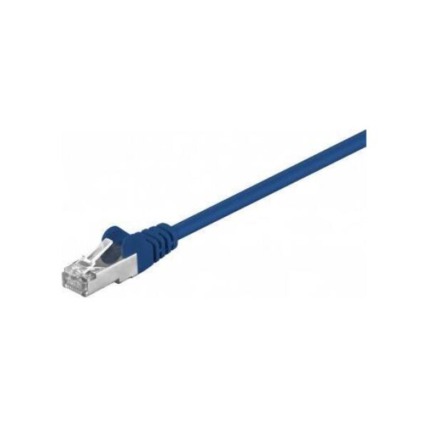 RB-LAN CAT 5e Kabel łączący, F/UTP, Niebieski - Długość kabla 30 m
