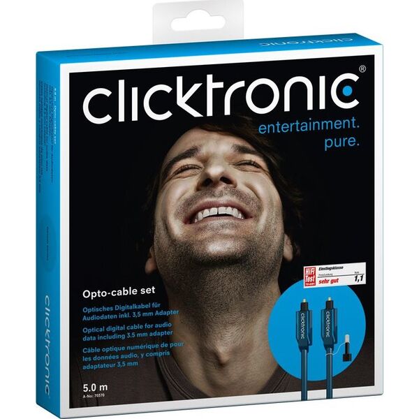 Kabel Clicktronic Toslink - Toslink 5m granatowy (JAB-1339004)